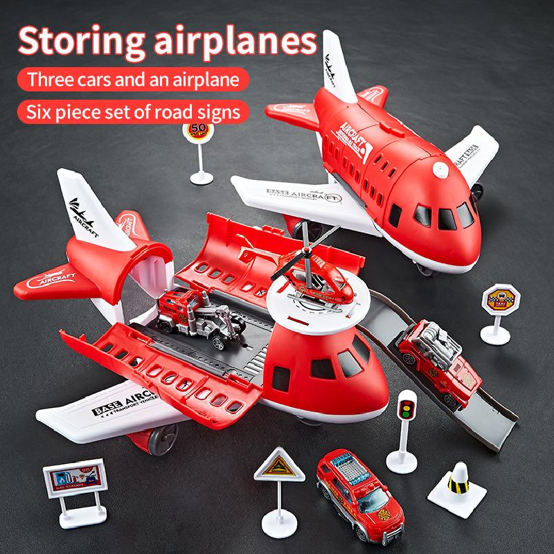 

Creative Simulation Deformable Track Airplane Model Toy Track Inertia Car Toy Set Children s Educational Toy Birthday Gift красный