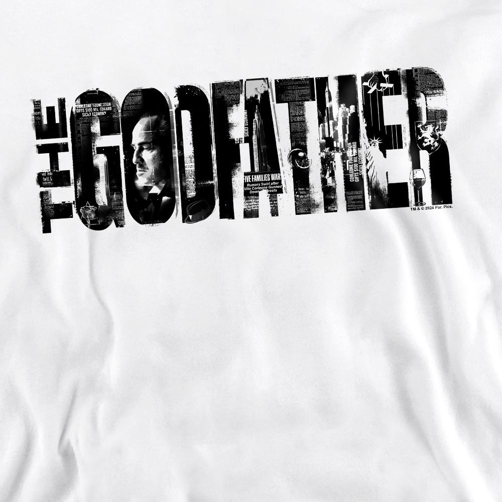 The Godfather Unisex Adult Newspaper Logo Sweatshirt