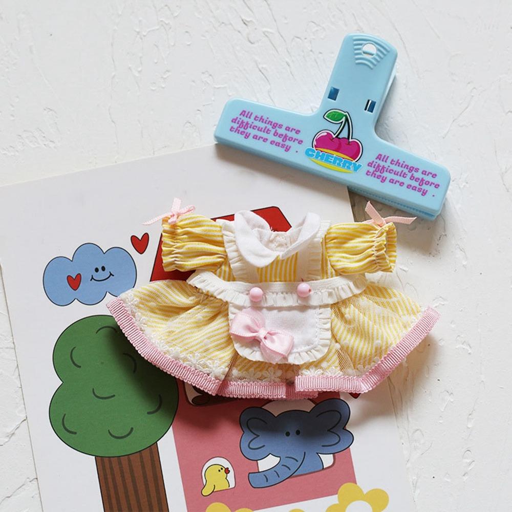 Cute Doll Lovely Clothes Lolita Plush Dolls Clothes Fashion Dresses Skirt  For 10cm Cotton Doll