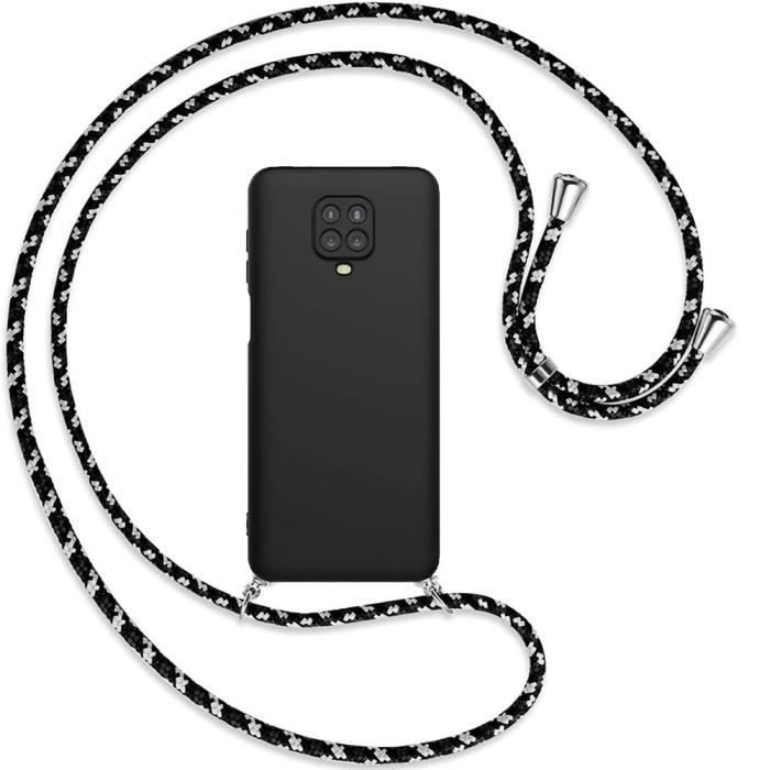 Coque de Protection - E.F.CONNECTION - Redmi Note 9S - Souple - Noir - Anti-Rayure et Anti-Choc