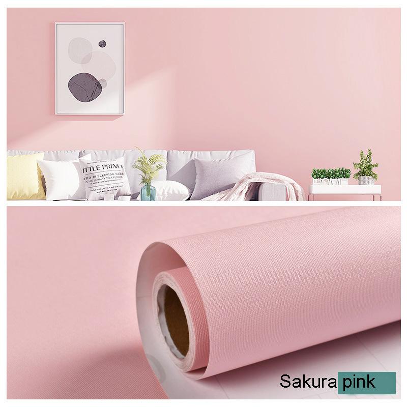 Solid Color Self-Adhesive Wall Decoration Sticker - Waterproof & Moisture-Proof, Instant Adhesive Sticker for Bedroom