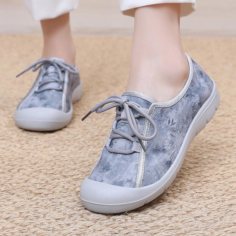 ****** and Autumn New Old ******* Cloth Shoes Women's Shoes S**t Sole Non-slip Comfortable Breathable Lightweight One-pedal Lazy Shoes Mother Shoes