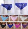 Sexy Herren-Dessous, Sissy-Höschen, geschlossen, schwuler männlicher Blumenspitze, durchsichtig, Jockstraps, Ausbuchtungsbeutel, Slips, Bikini-Unterwäsche