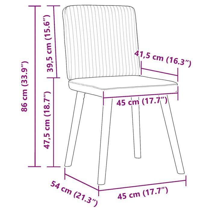 VidaXL Dining Chairs Set of 4 Light Grey Fabric, Chair, Living Room Chair, Accent Chair, Kitchen Chair, Seat of 3315297