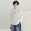 Boys Long Sleeve T Shirt White Casual Kids Top
