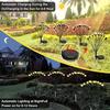 2/4pcs 10LEDs Solar Garden Lights Firefly Floor Lights Outdoor LED Lights Garden Decorative Ball Lights For Garden Outdoor Decor