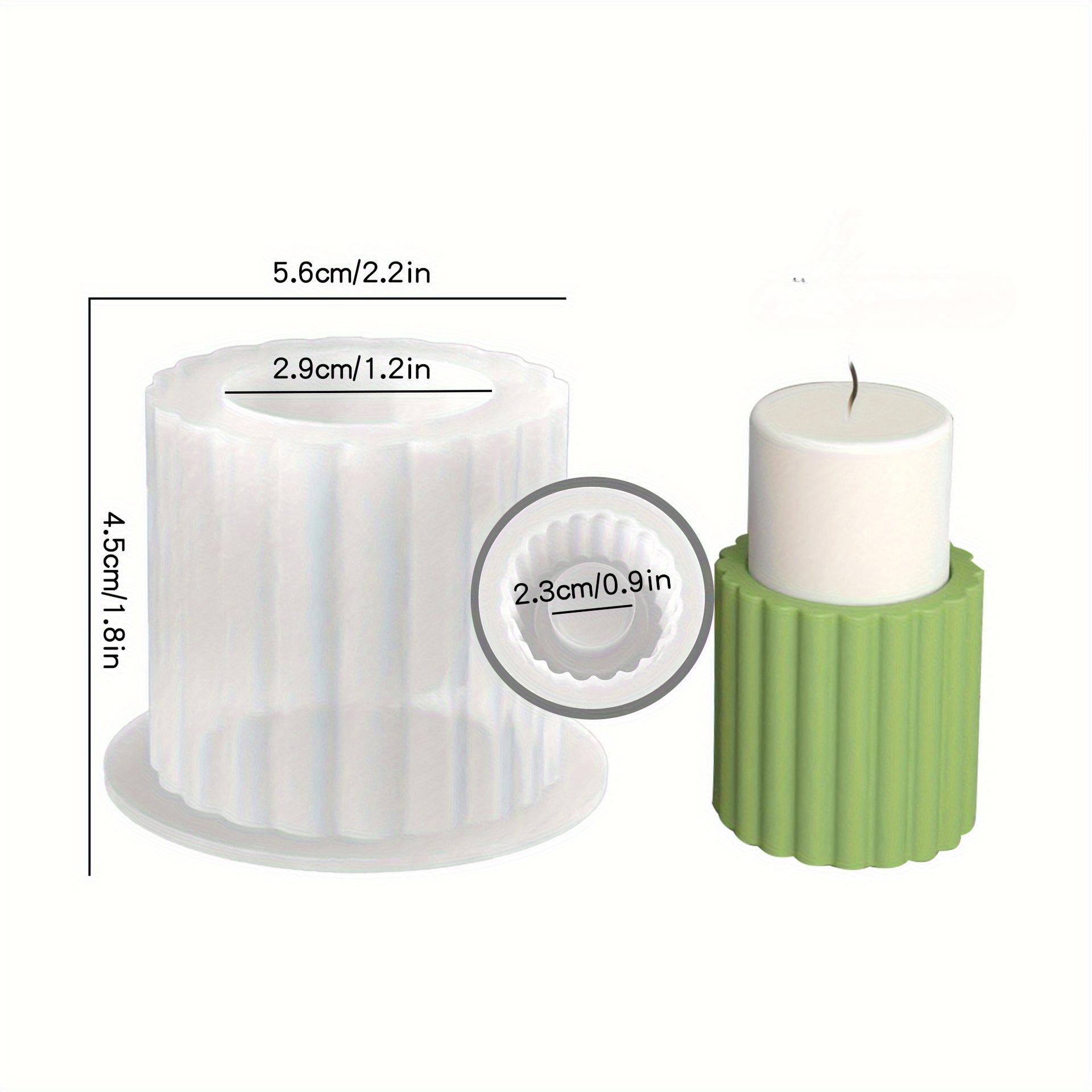 

Цилиндрическая гипсовая форма для подсвечника Форма для ароматерапии из гипса и силикона Форма для бетона