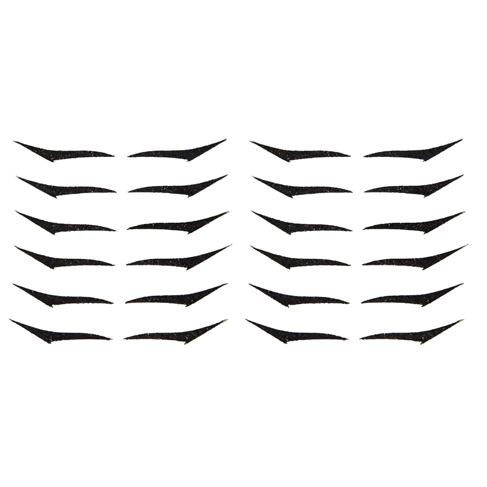 

Многоразовые наклейки для подводки для глаз. Многоразовые наклейки для подводки для глаз. Вы можете получить 12 приа / 24 шт. чёрный