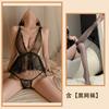 Sex Underwear Sexy Perspective Pure Desire Small Chest Open Gear Free Pearl Deep V Hot Temptation Hollow Nightdress