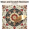 4Pcs Boho Style Pot Holders Round Heat Insulating Trivets Heat Resistant Mats  Dining Table