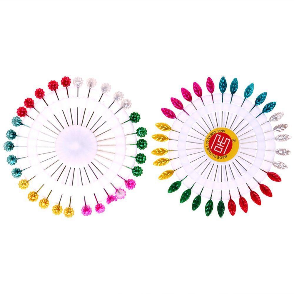 Straight Head Colorful Weddings Jewelry Components Corsage Needle Sewing Pins