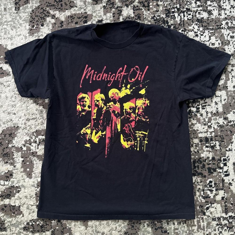 

New Black Midnight Oil band Graphic Christmas Gift Unisex S-5XL Shirt AL233 Unisex T-Shirt XL