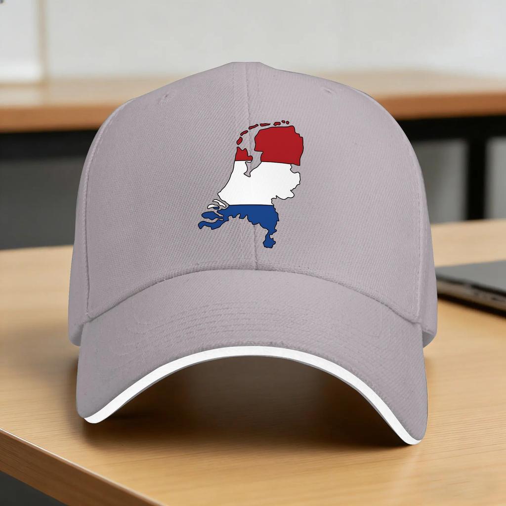 Netherlands Dutch Flag Sun Baseball Cap Summer Unisex Women Custom DIY Trucker Hat Sunscreen Classic Kpop Rock Baseball Caps