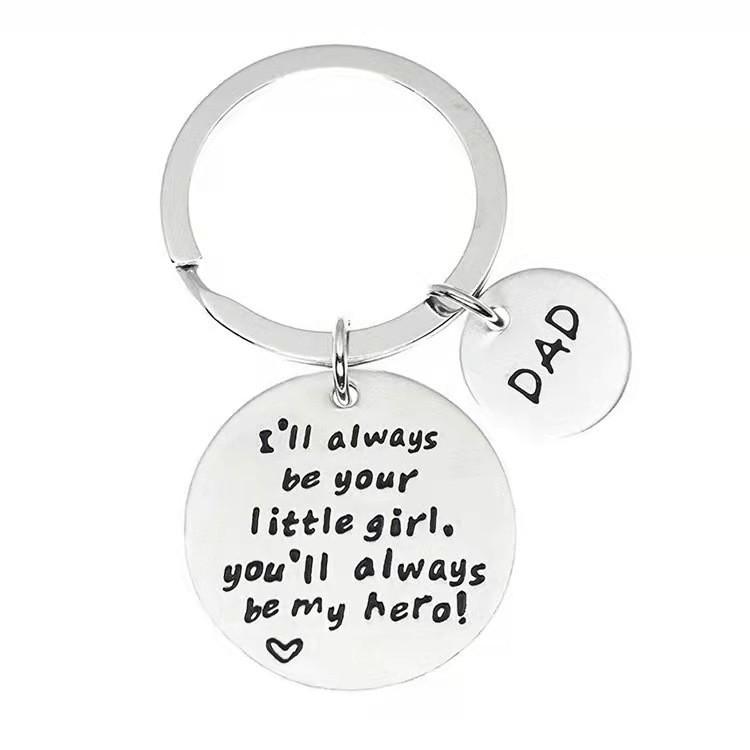 

Steel Stainless Artistic Keychain For Memorable Gifts On Fathers Day Holidays And ML0342