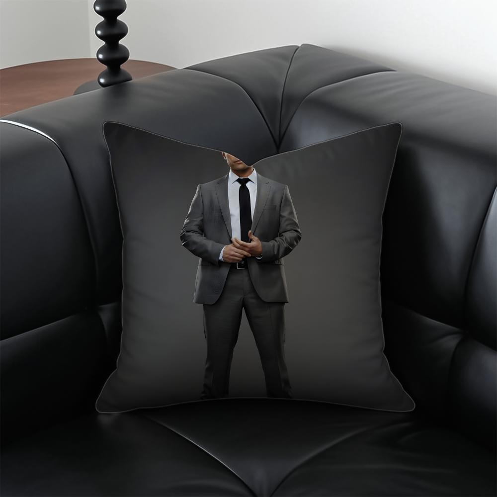 N-Nick Amaro Pillow Law & Order Character Cushion Cover Pillow Case Anti-Dustmite Invisible Zipper Silky Plush Cushion
