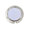 Portable Compact Round Foldable Purse Hook Bag Hanger Table Edge Holder Foldable Design for Convenient Hanging