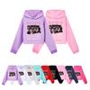 5296 Kids Girls Pop Star KATSEYE Printed Casual Long Sleeves Hoodies