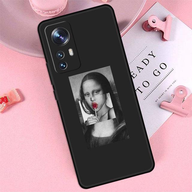 

Отличный художественный эстетический силиконовый чехол Mona Lisa Shell для Samsung Galaxy Note 20 Ultra 10 Plus 8 9 S21 A32 S22 A22 S20 A72 Samsung A72 4G(5G)