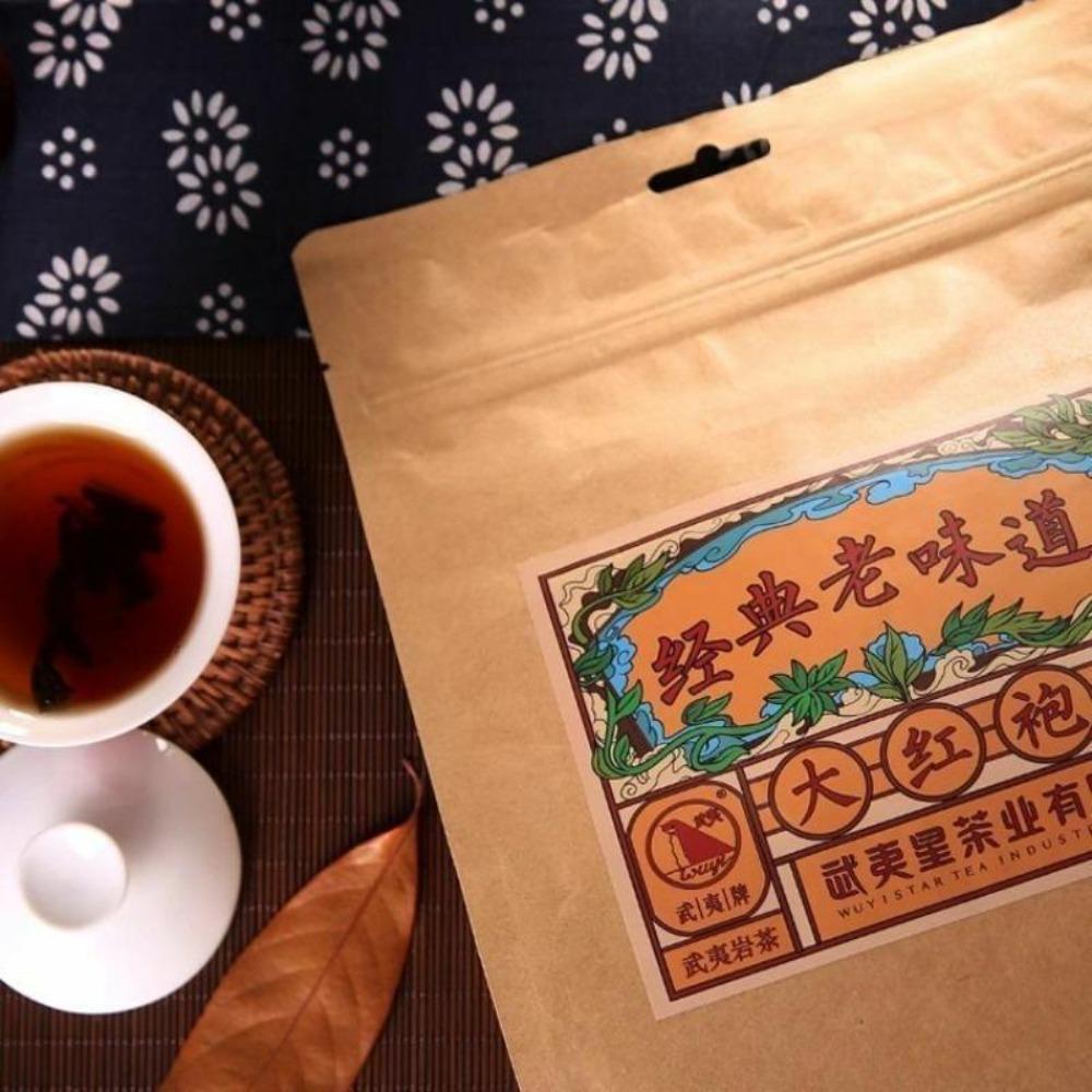 Wuyi Star Classic Old Flavor Big Red Robe Da Hong Pao Fujian Oolong čaj 250g