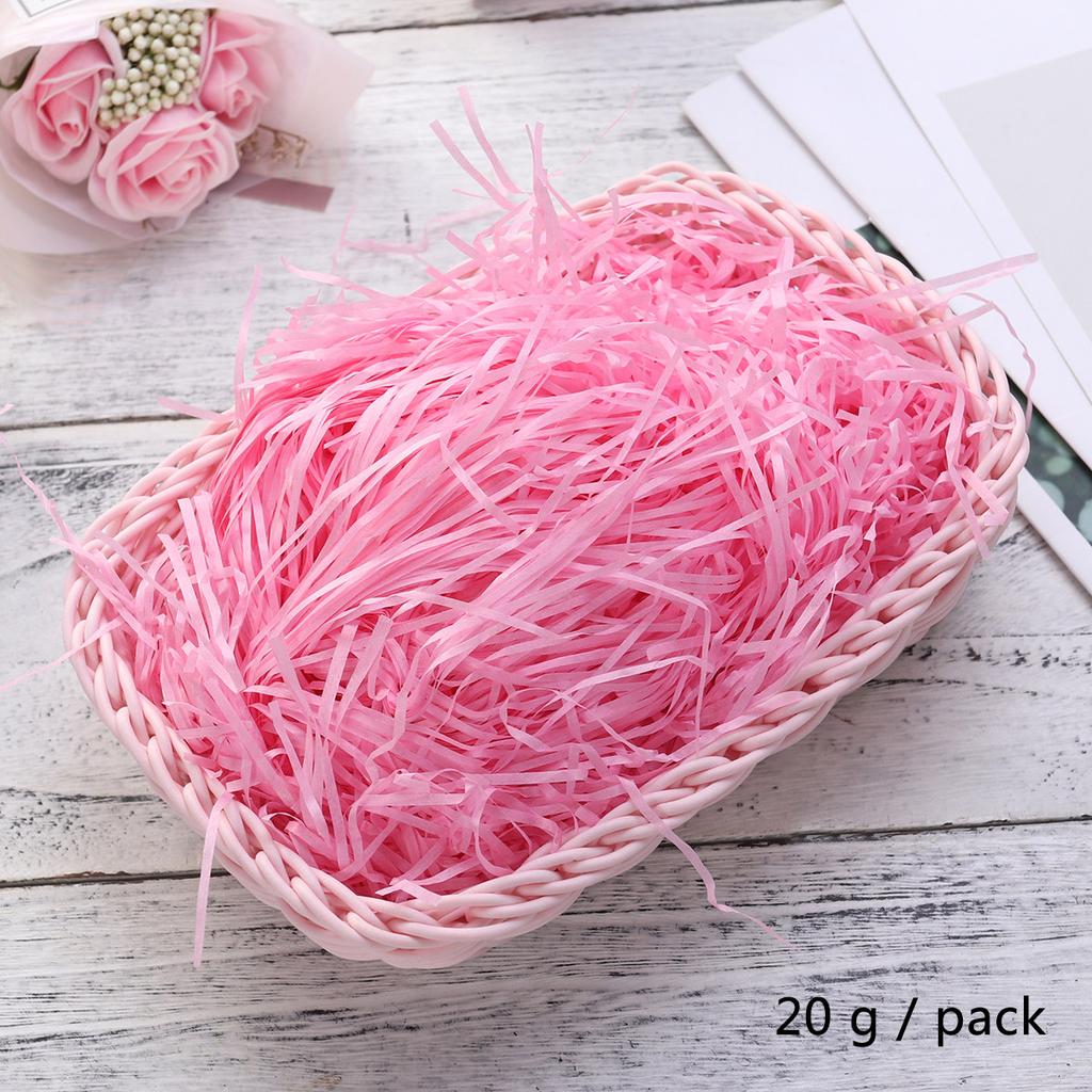 Happy Birthday Raffia Paper Filler for Gift Wrapping and Box Filling Confetti Shreds Natural Lafite Grass Silk Paper 20G/Bag