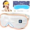 Rechargeable Heated Eye Sleep Zero Light 3 Temperature Automatic Light Hot and Cold Adjustable Ideal for Business and Driving Gift Mask, Mask,