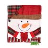 High-Grade Christmas Ornament Hat Chair & Doll Stool Covers for Home Party Decoration