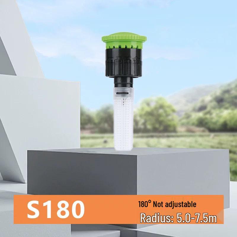 4-Punkt Rasensprenger: Versteckbare Teleskop-Diffusor-Sprühdüse für automatische Gartenbewässerung