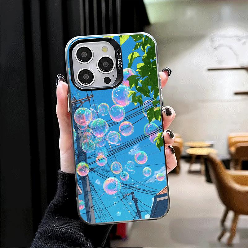 Anime Aesthetic Scenery Soft Phone Case for iPhone 15 16 17 Pro Max 17Air 16E 14 Plus 13 12 Mini Shockproof Cover Back Shell
