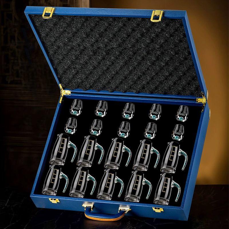 Qiuqiao Light Luxury Crystal Baijiu Set