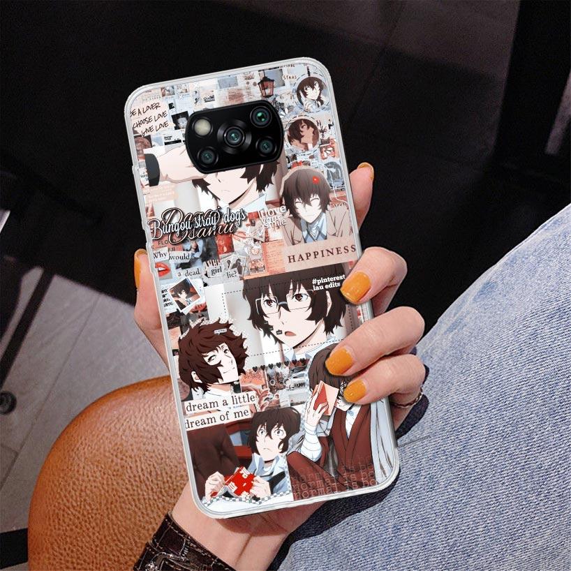 Bungo Stray Dogs Poster Anime Phone Case For Xiaomi Poco X7 X6 X5 Pro F7 Ultra Redmi 15C 15 13C 13 12C 12 10 10A 10C 9 9A 9C 9T