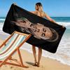 Asciugamano da Spiaggia con Stampa di Neymar, Asciugamano Grande Morbido ad Asciugatura Rapida per Spiaggia Campeggio Nuoto