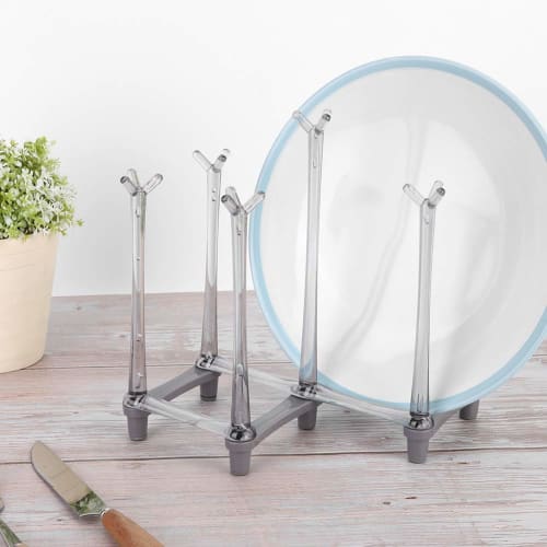 Urhomy Cup Holder, Cup Stand, Foldable, Retractable Cup Drying Rack, Bottle Drying Rack, Cup Drainer, Glass Stand for Drinking Glasses and Sports Bott