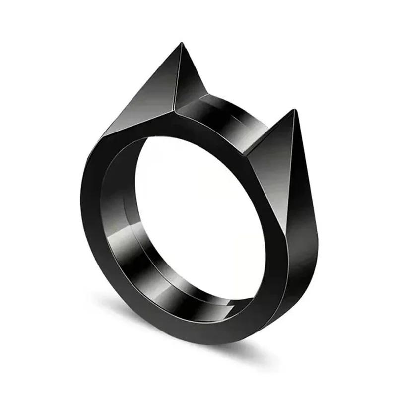 NEW Outdoor Survival Self-Defense Ring Portable Men's Women Finger Weapon Emergency Broken Glass Punk Hiking Camping Protector