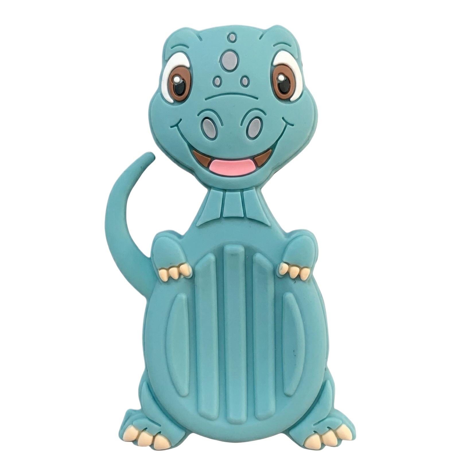 

Dinosaur Sensory Toy with Textured Surface for Tactile Stimulation and Stress Relief Suitable for Kids and Adults Durable Soft Material One Size синий