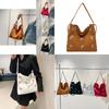 Large Capacity Stylish Canvas Tote Bag For Students In Trendy Black Red And White Colors