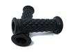 Beatus Motorcycle Handlebar Left and Right Set Through Grips, 22.2mm, Universal, Through/Non-Through Grips, (Black, Grips)