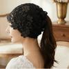 Single Layer Knit Beanies Dual-use Weave Cap Retro Crochet Hollow Knitted Hat  Ladies