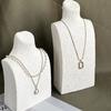 Sturdy Base Jewelry Holder with Thickened Support Ensuring Stability for Necklace Exhibition Secure Display