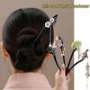 Wood Sandalwood Hair Stick Wooden Hanfu Headwear Chinese Style Hairpin  Hair Sticks for Buns