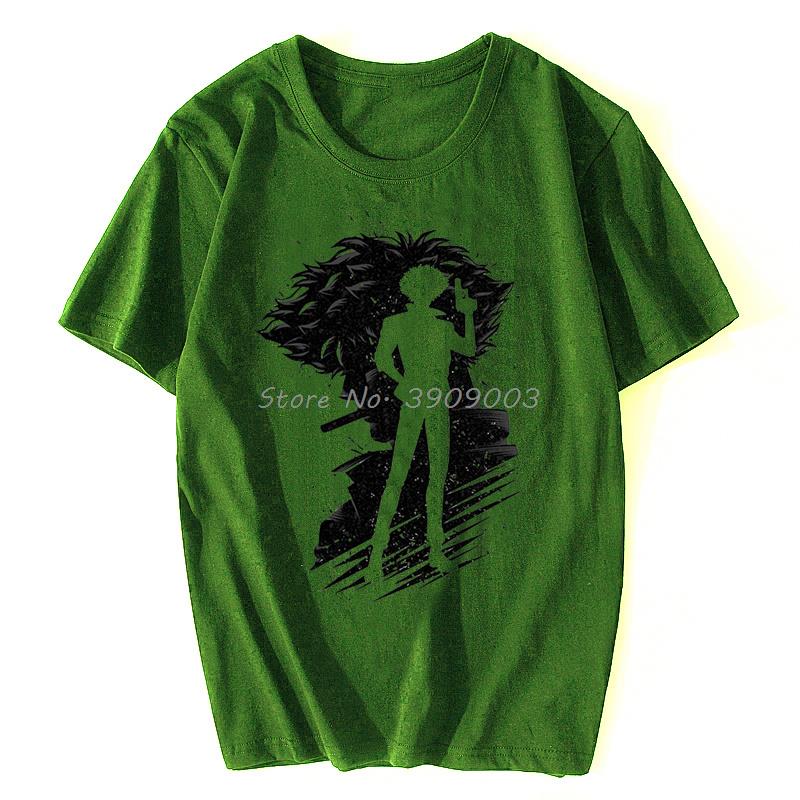 Bounty Hunter Cowboy Space Bebop Spike Spiegel Funny Anime Tshirt Men Cotton Casual Funny T Shirt Unisex Streetwear T-shirt
