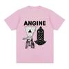 2026 Heißes Rockband Angine De Poitrine T-Shirt Weiche Baumwolle Album Cover Grafikdruck T-Shirts Mode Damen Herren Vintage Top Hip Hop Streetwear T-Shirt