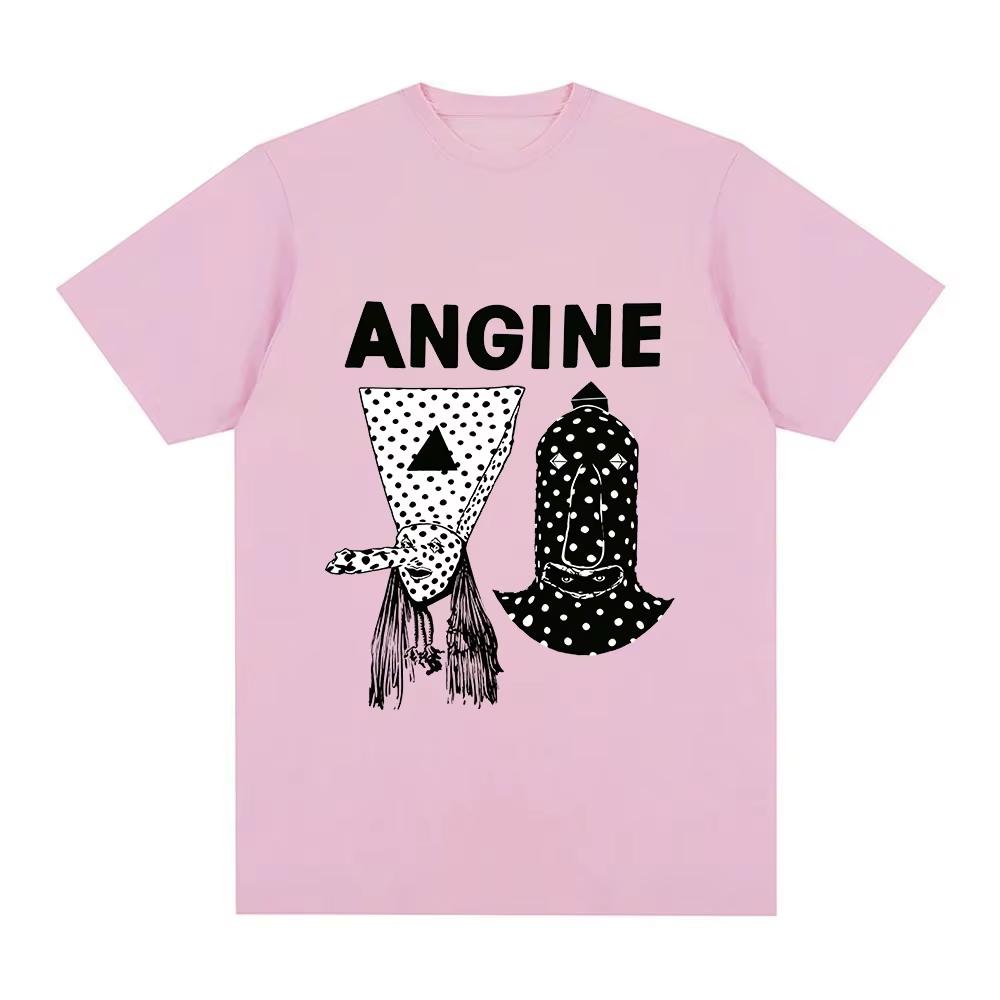 2026 Heißes Rockband Angine De Poitrine T-Shirt Weiche Baumwolle Album Cover Grafikdruck T-Shirts Mode Damen Herren Vintage Top Hip Hop Streetwear T-Shirt