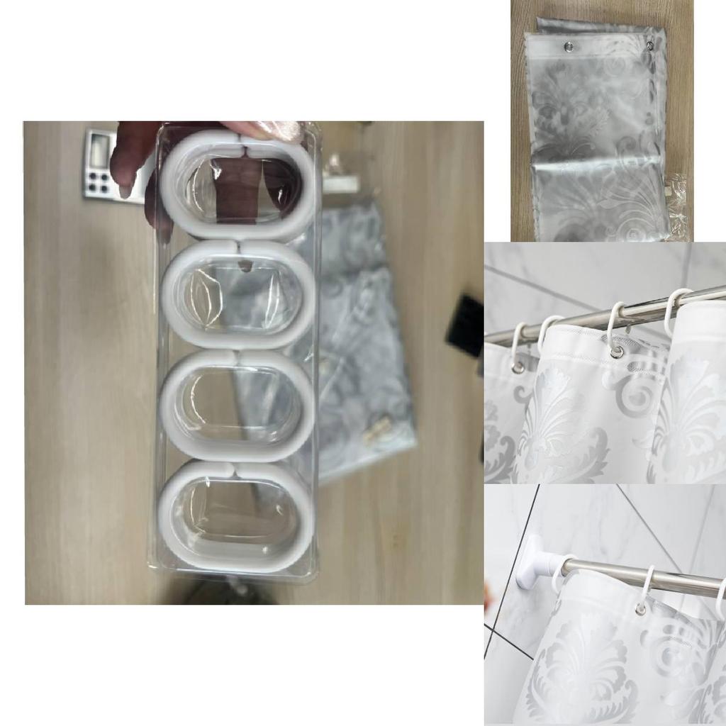 Classic European Peva Waterproof Shower Curtain With Mold Resistant Design For Home Use And Bathroom Privacy