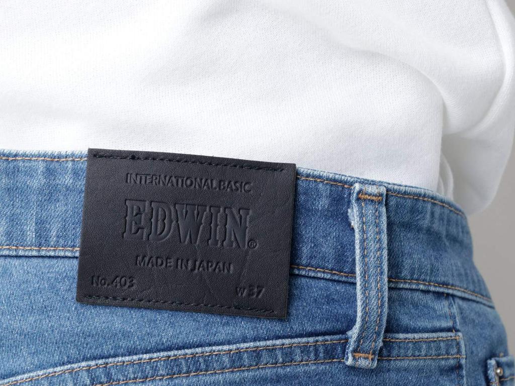 Jeans E403F Regular Straight Denim Pants Stretch Made In Japan One Wash 36 [EDWIN] Men's