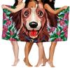 Home bath towels for the body towels bathroom quick drying microfiber beach towel Oil painting style man large sports towel