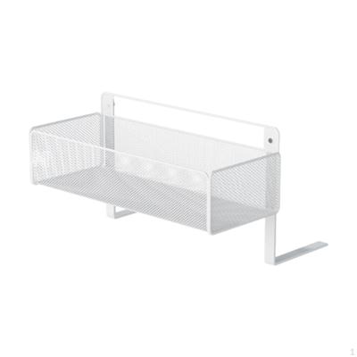 Bedside Hanging Storage Basket Organizer Carbon Steel Mesh Origanizer Shelf for Bed