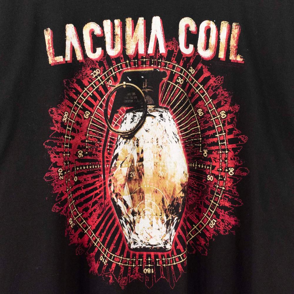 

2009 Lacuna Coil North America Tour TShirt Cotton Black Men S to 5XL MO619 Unisex T-Shirt S