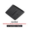 For Tesla Model Y Juniper 2026 2025 Wireless Charging Pad Mat Model 3 Highland 2024 Upgraded Anti-slip Protector Cushion Cover