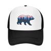 Bear Roaming Forrest Camping Mesh Baseball Caps For Womens Printing Male Beach Coquette Hat Peaked Cap