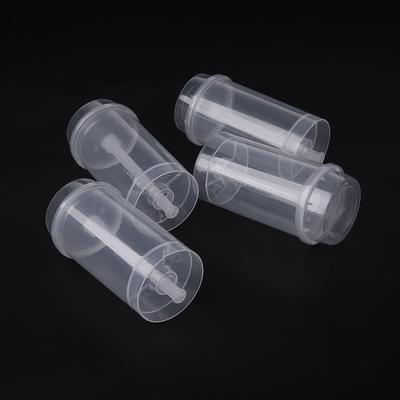 50 Stuks Ronde Vorm Transparant Push-Up Cake voor Pop Shooter Containers voor Babyborrel Bijeenkomst Feest Makkelijk te Vullen Makkelijk te P